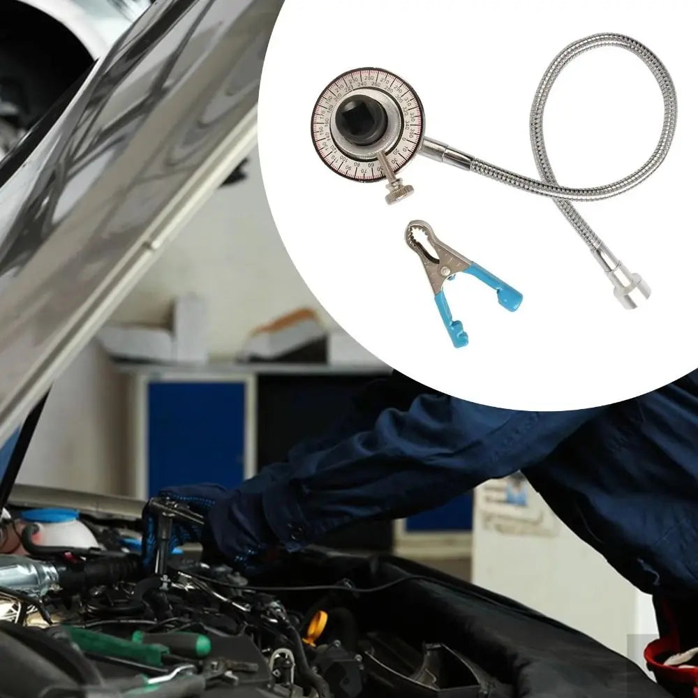 Clip Set 1/2" Drive Torque Angle Gauge 360° Digital Angle Torque Wrench Precision Adjustable Wrench Accessorie Mechanical Work Vue