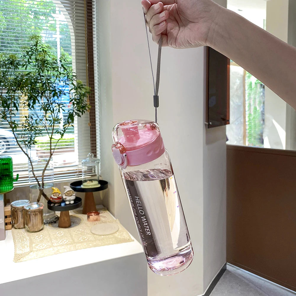 780ml Plastic Portable School Water Bottle for Drinking Tea Mug Outdoor Sport Camping Supplies Coffee Kids Drinkware Odorless Vue
