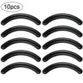 10/20/50PCS Beauty Eyelashes Makeup Curling Styling Tool Eyelash Curler Replacement Pads Women's Lash Rubber Curler Refills Pads Vue 10pcs Black