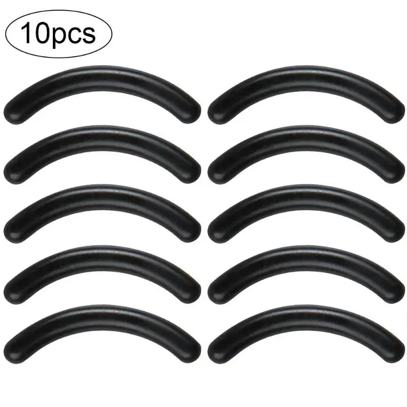 10/20/50PCS Beauty Eyelashes Makeup Curling Styling Tool Eyelash Curler Replacement Pads Women's Lash Rubber Curler Refills Pads Vue 10pcs Black