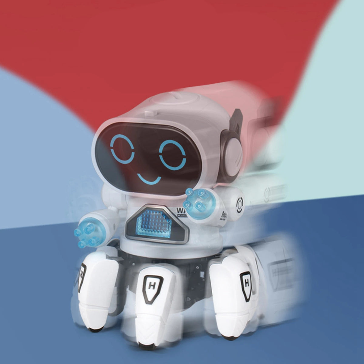 Children Electric Robot with Six Claws Plastic Intelligent Dancing Singing Light for Boys Vue