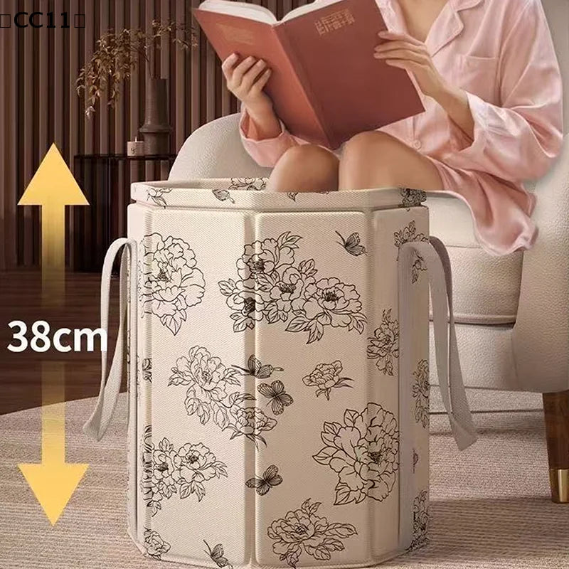 Foot Bath Bag Calf Foldable Tub Portable Home Bedroom Winter Soaking