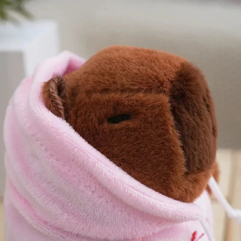 1-20PCS Fashion Capybara Plushie with Sweater Design Bag Charm Key Ring Pendant Cute Christmas Gift for Friends Family Vue