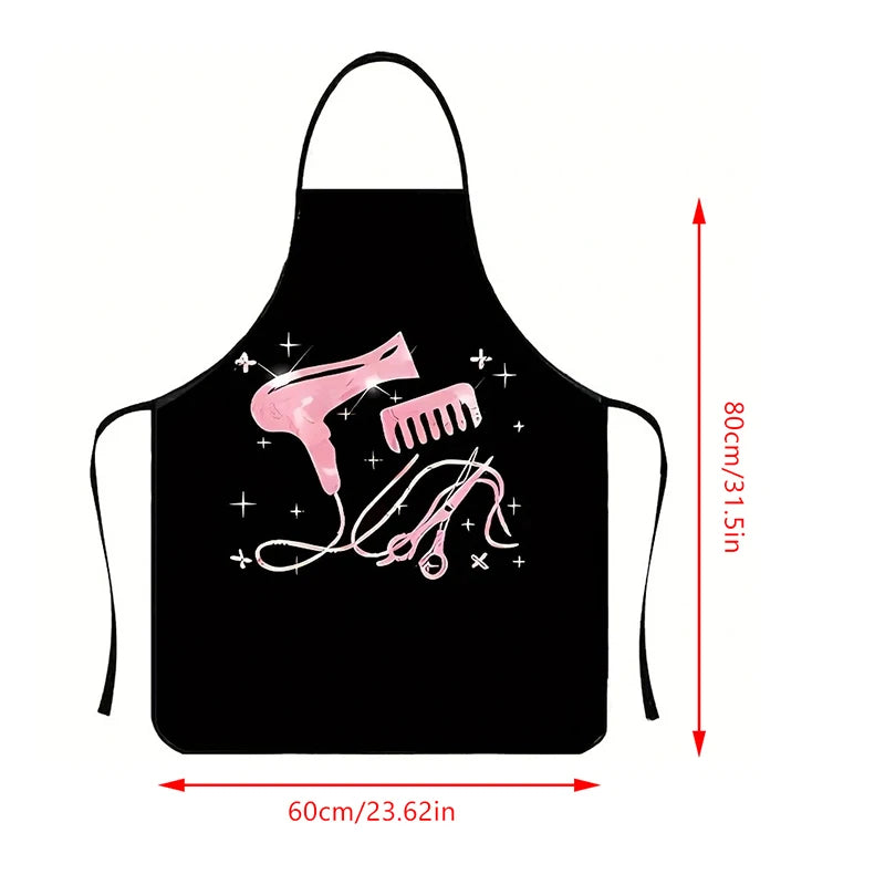1PCS Hairstylist Aprons For Women Hair Stylist Apron For Salon Home Hair Cutting Oxford Cloth Fabric Vue
