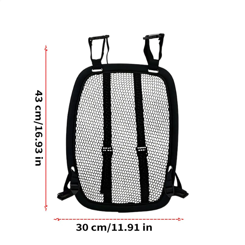 Universal Backpack Spacer Frame, Breathable Mesh Adjustable Airflow Support for Cycling Commuting, School Travel Camping Vue
