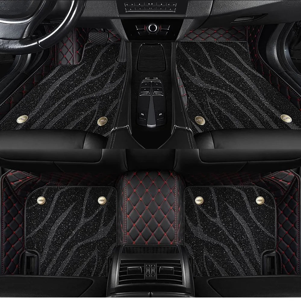 Custom Car Floor Mats For Lexus IS IS200 IS200C IS250 IS300 IS300h IS350 IS500 Auto Carpets Double Layer Floor Liners Blanket Vue