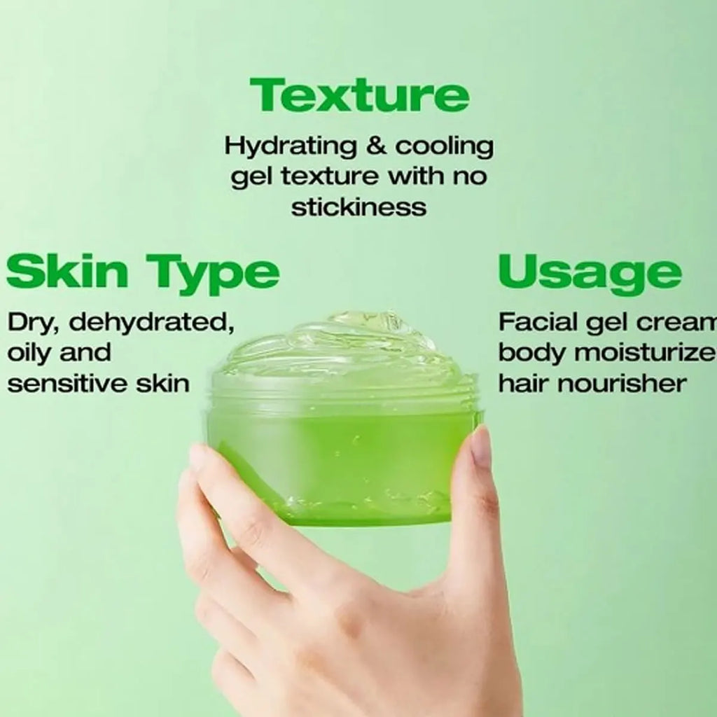 Nature Republic New Soothing Moisture Aloe Vera Gel,Basic Moisturizing,Deep Moisturizing,Korean Skincare，K-Beauty,Korean Makeup Vue