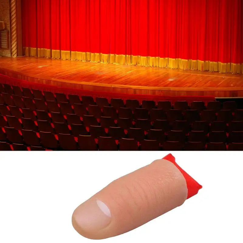 Thumb Tip Magic Trick Prop with Silk Scarf | Vanishing Act Magic Trick Prop Vue