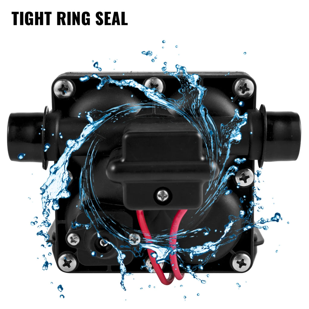 SucceBuy Fresh Water Pump 3 GPM with Pressure Switch 45PSI Detachable Strainer 12V Diaphragm Pump for RV Camper Marine Boat Lawn Vue