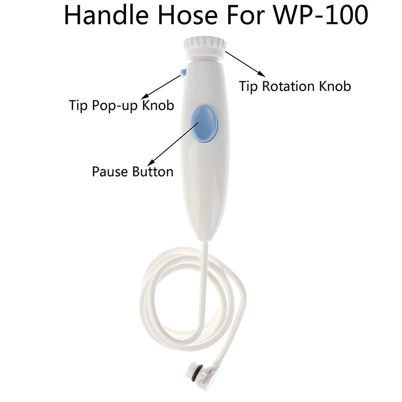 1PCS White Standard Water Hose Handle for ORAL Irrigator WP-100 WP-900 Hygiene Accessories Vue White