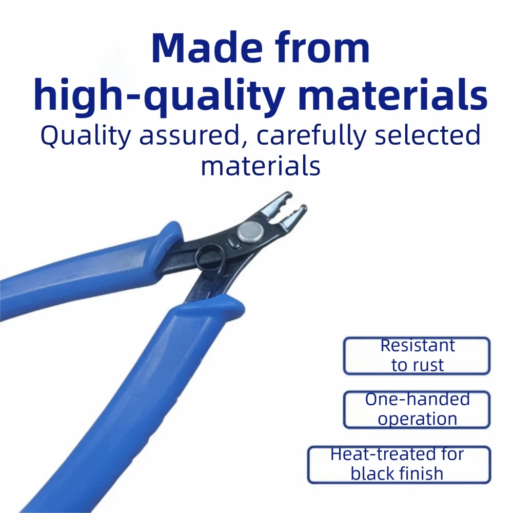 Crimping Function Split Ring Pliers Opening/Closing Flush Cut Jump Ring Pliers One-handed Operation Steel Cutting pliers Vue