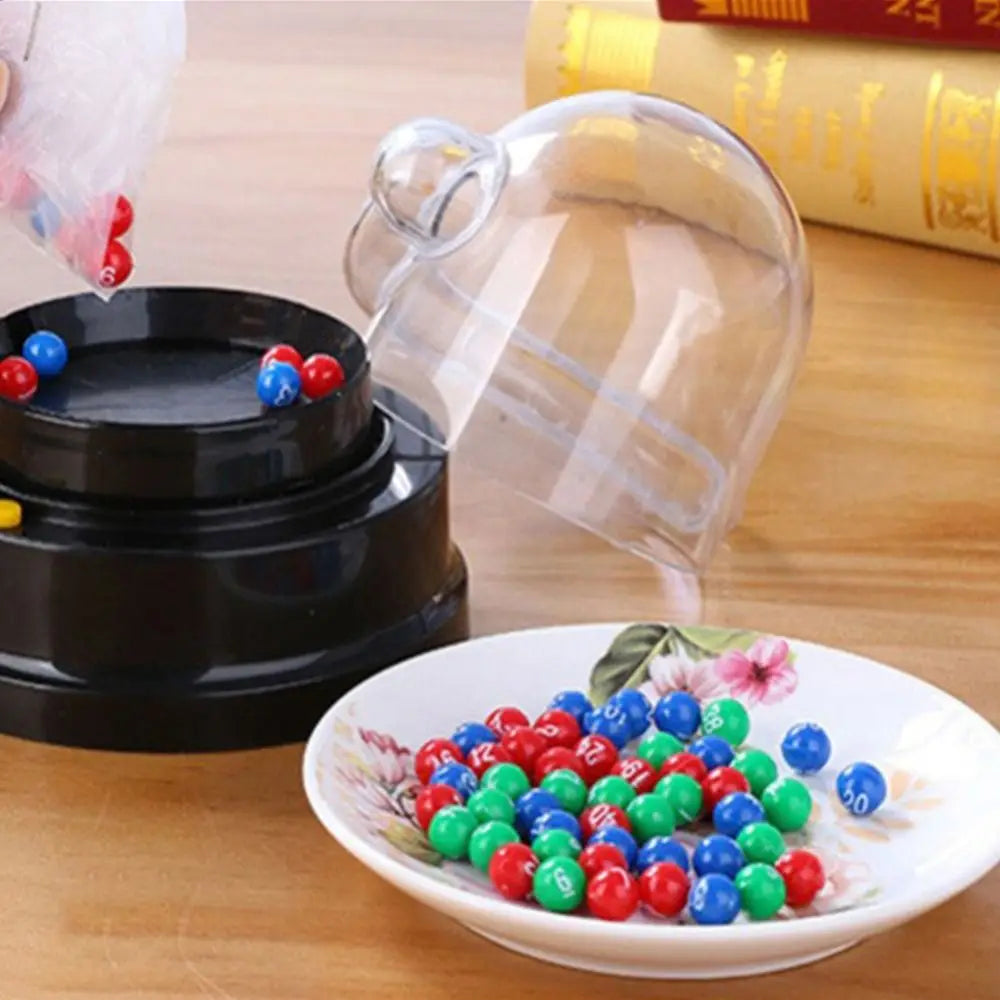 Electric Party Jackpot Number Picking Colored Balls Table Games Lottery Machine Lucky Dog Lotto Games Machine Vue