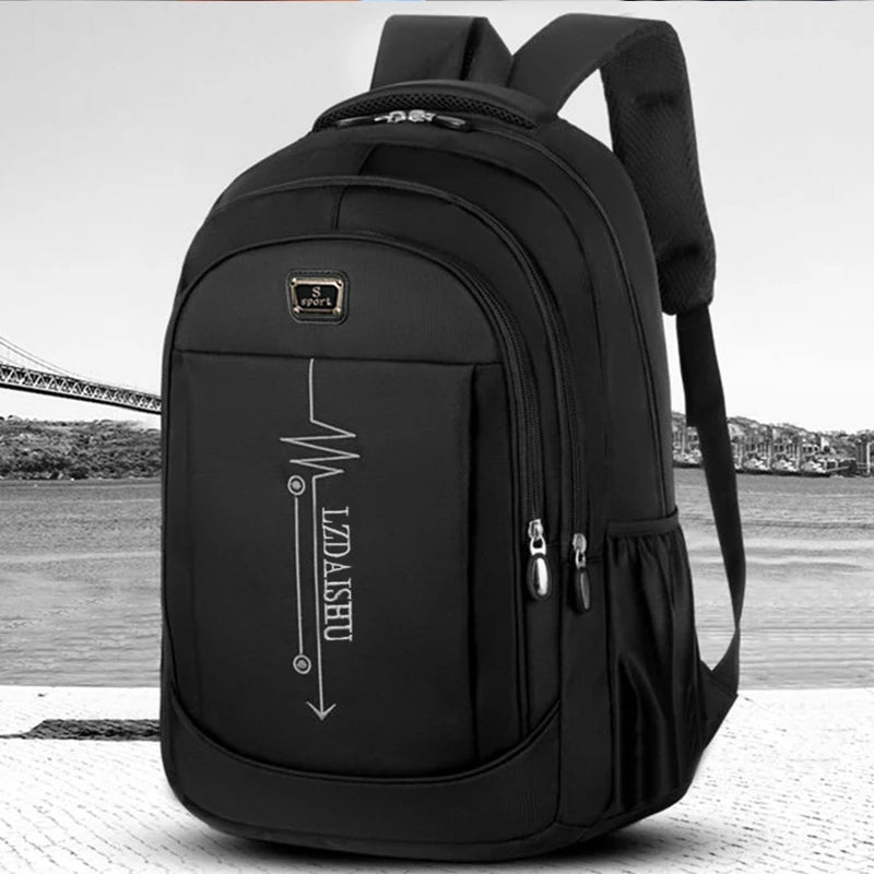 Business Casual Backpack Men Laptop Bag Large Capacity Travel Student Vue