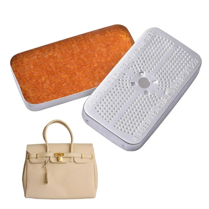 Foil bag bule orange Reusable Silica Gel Beads Moisture Absorber Desiccant Moisture Absorber Dehumidifier Desiccant Canisters Vue