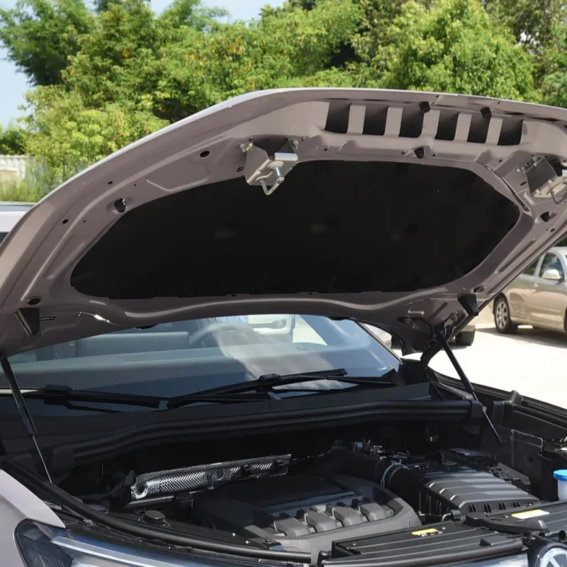 For Volkswagen VW Tiguan L Pro 2024~2026 Engine Compartment Front Hood Lining Sound Absorption Mat Heat Insulation Accessories Vue