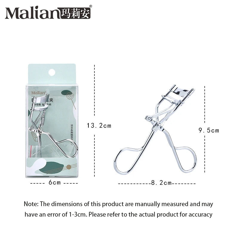 Dual-Type Eyelash Curler with Comb – Wide & Partial Clip Options, Waterproof, Long-Lasting, Natural Curl, Unisex Certified Vue