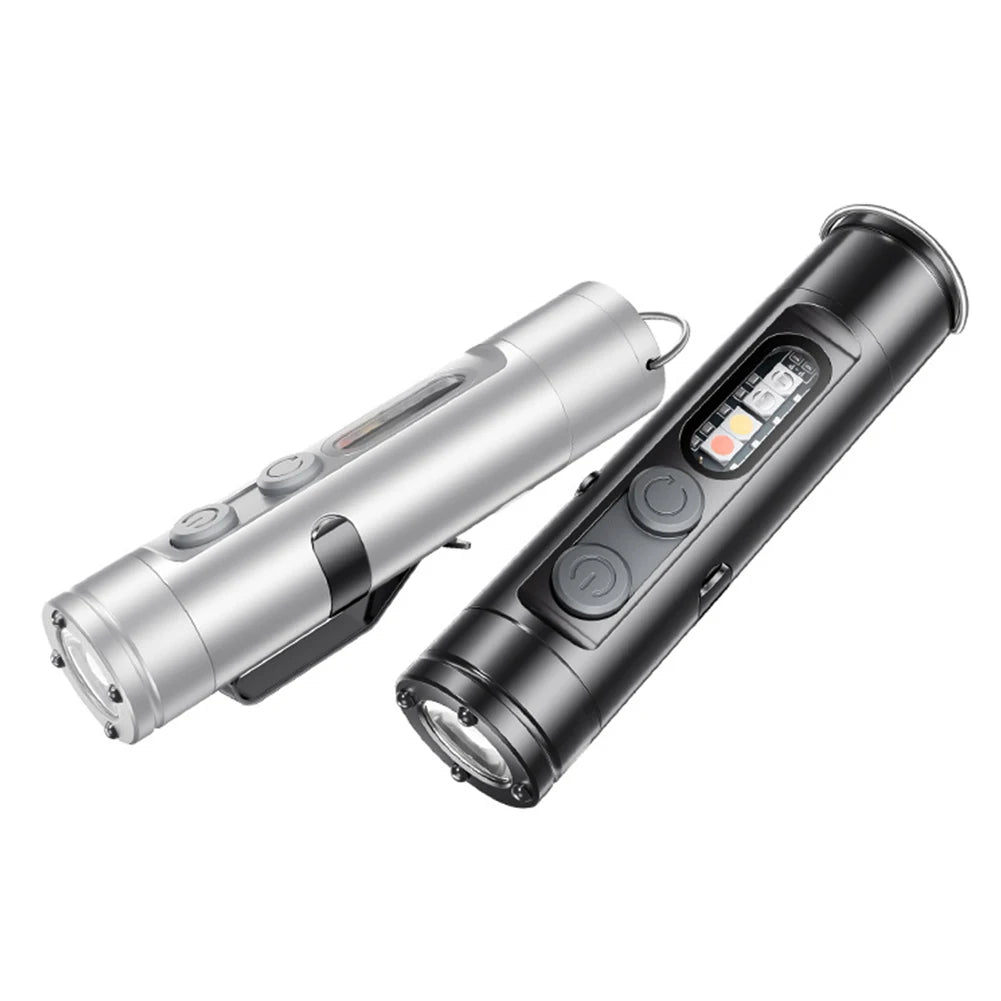 ATUOTIN Mini LED Flashlight Hat Clip 3 Modes Rechargeable Torch Rechargeable LED Torch Vue