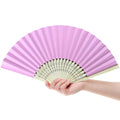 Bamboo Folding Hand Fan – DIY Paper Fan for Weddings & Parties Decorative Folding Fan Vue China Mainland