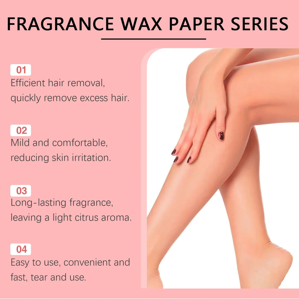 Scented Hair Removal Wax Strips Collection – Gentle Formula for Moisturizing, Refreshing Skin & Silky-Smooth Body Hair Removal Vue