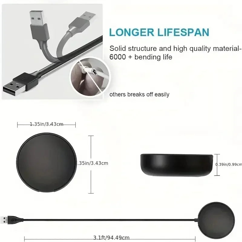 Usb Type C PD Cable Charger For Samsung Galaxy Watch 6/5/Pro/4/3 41mm 45mm Active 2 40mm 44mm Watch6 Classic 43mm 47mm 42mm 46mm Vue