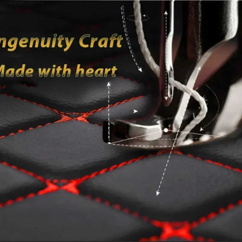 Custom Car Floor Mats For Mitsubishi Lancer X ASX L200 2010-2024 Front&2nd Row Liner Accessories Auto Carpets Foot Pads Interior Vue