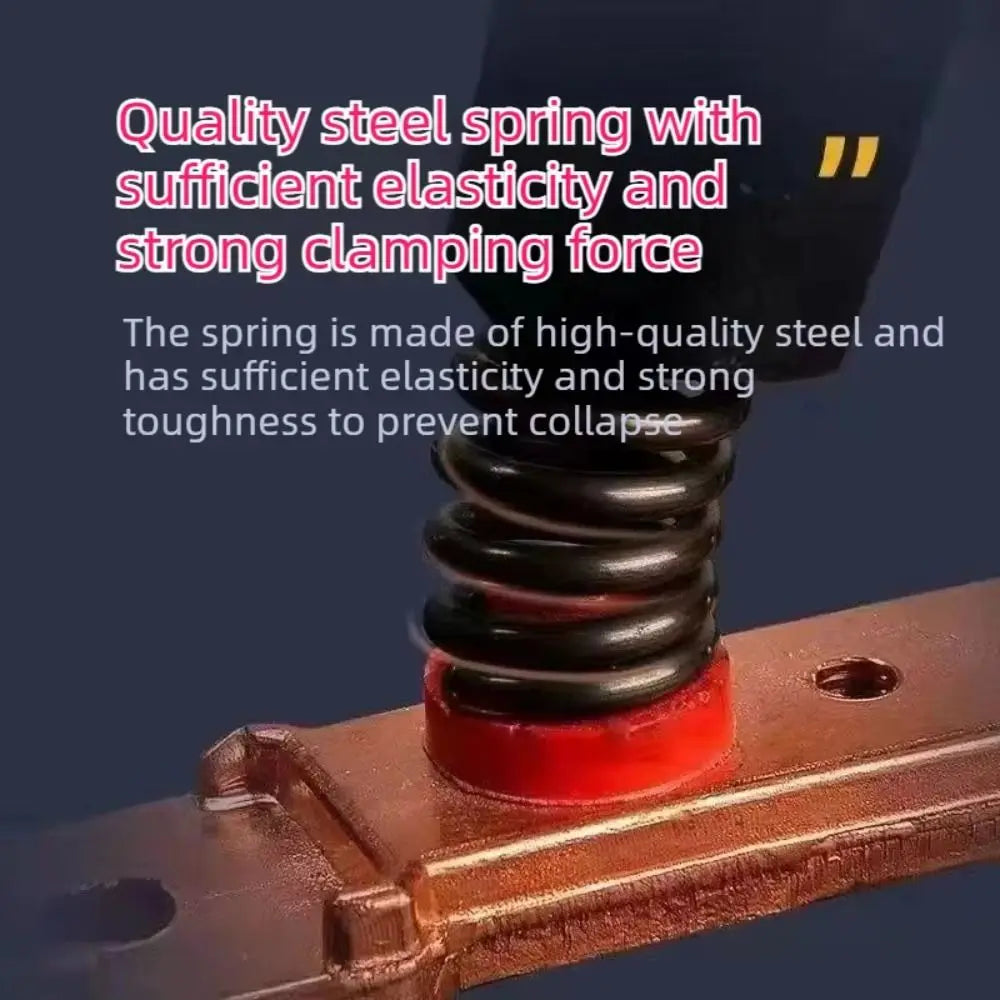 Copper Cable Welding Electrode Holder Heat Resistant High Temperature Welding Clamp Anti-Scalding Stable Electrode Holder Vue