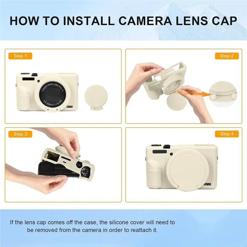 Hot-1Pc G7X Mark III Case Soft Silicone Protective Cover For Canon Vue