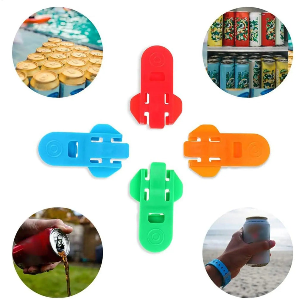 6pcs Simple Portable Bottle Opener Reusable Easy Can Opener Sealed Drink Beer Cola Opener Lid Remover For Family Outdoor picnic Vue