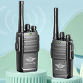 2Pcs Walkie Talkie Toys, Mini Interphone Digital Sound Indoor and Outdoor Communication Game Not Include Battery Gifts for boys Vue black