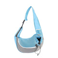 Durable Breathable Pet Carrier Backpack Ergonomic Design Adjustable Sling Carry Pack Mesh Travel Shoulder Bag Pet Supplies Vue Blue S