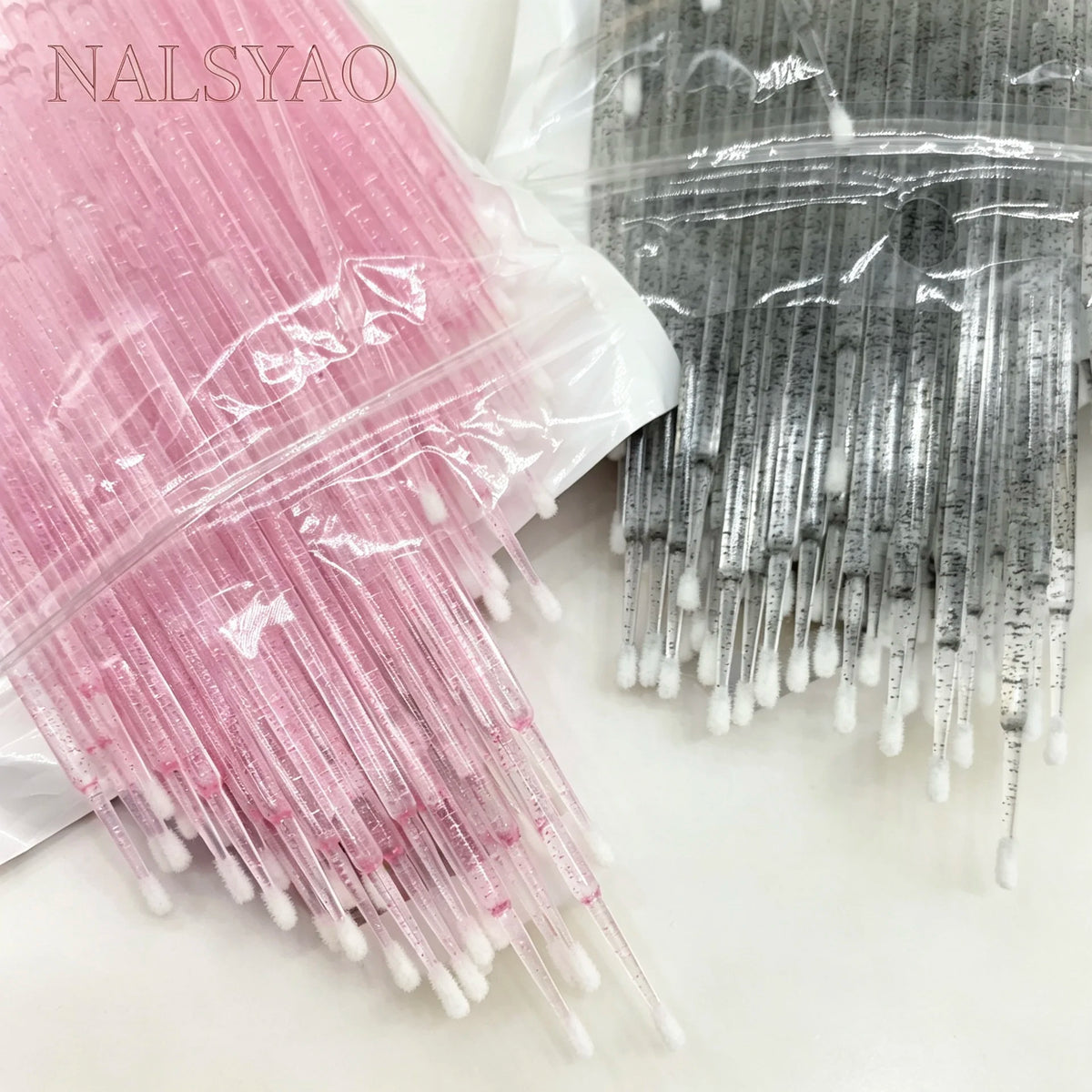 Wholesale 500pcs/lot Disposable Eyelash Applicator Micro Brushes for Lash Cleaning Brush Sticks Makeup Tools Extension Brushes, Vue