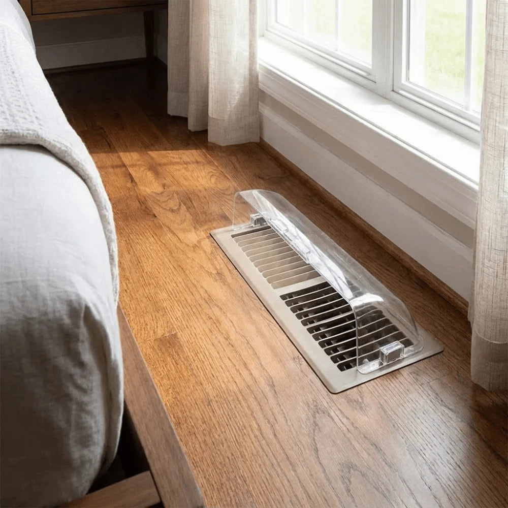 Retractable Magnetic Air Conditioner Vent Deflector Adjustable Plastic AC Vent Deflector Anti-Direct Blowing Transparent Vue