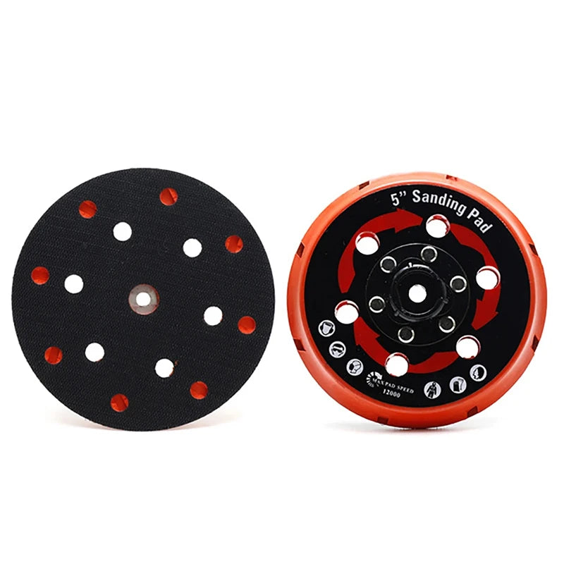 5inch 6inch Polishing Backing Plate 125/150mm 6 Hole Back Up Sanding Pad Disc Self Adhesive Back Plate For DA Polisher Vue