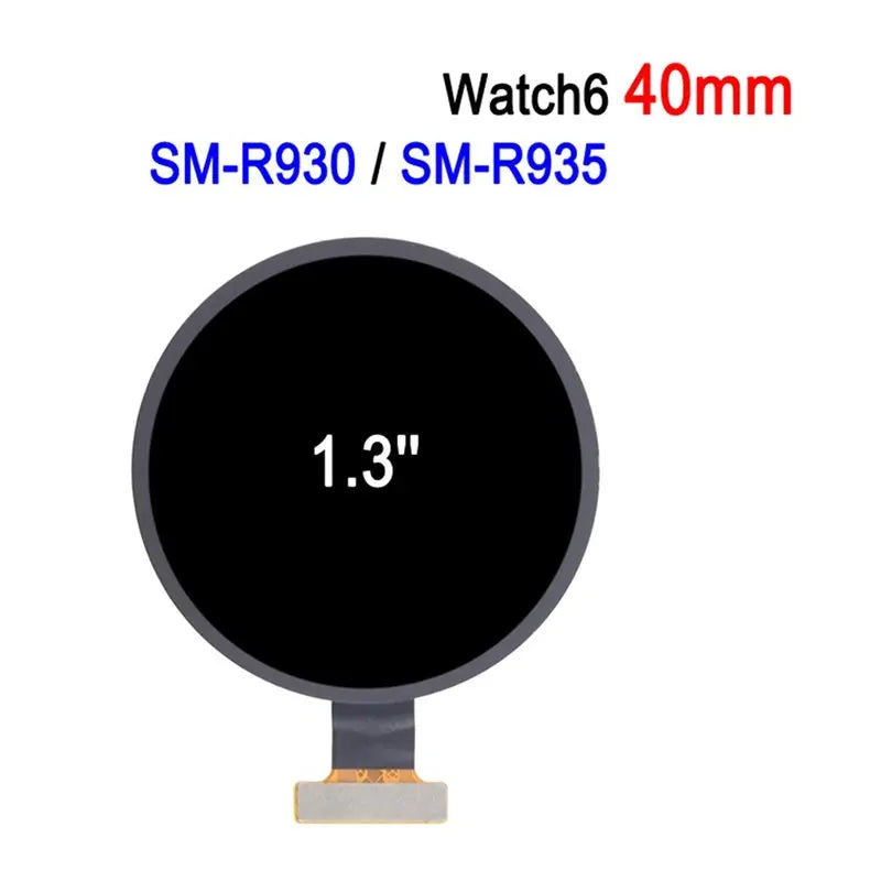 Hot-For Galaxy Watch 6 40Mm SM-R930/SM-R935/Watch 6 44Mm SM-R940/SM-R945 AMOLED Touch Screen Display Module 44Mm Vue