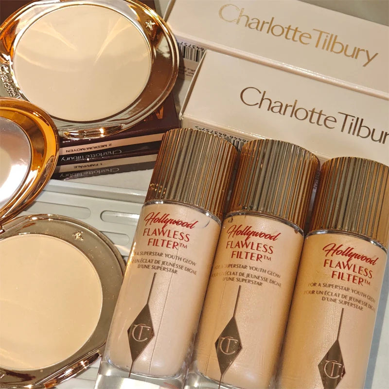 Charlotte 100ml Airbrush Flawless Makeup Setting Spray Face Fixing Mist Waterproof Hydrating Tilbury Cheek to Blush Stick Powder Vue