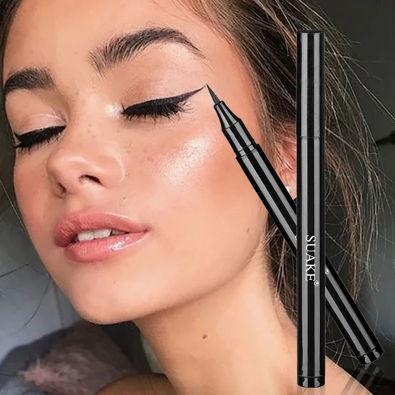 Waterproof Liquid Eye Liner Pencil Quick Drying No Blooming Eyeliner Pen Waterproof Long Lasting Natural Beauty Comestics Tools Vue