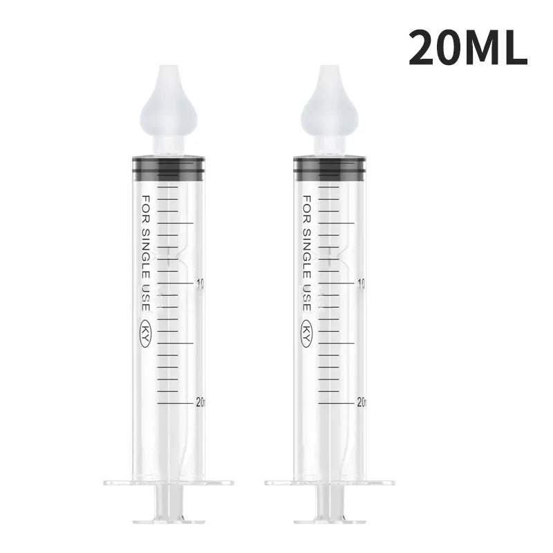 vvocci Baby Nasal Aspirator Syringe Baby10ML/20ML Nose Cleaner Lavado Jeringa Lavado Nasal Bebe Aspirador Nasal Para Bebe Vue transparent 20ml 2pc