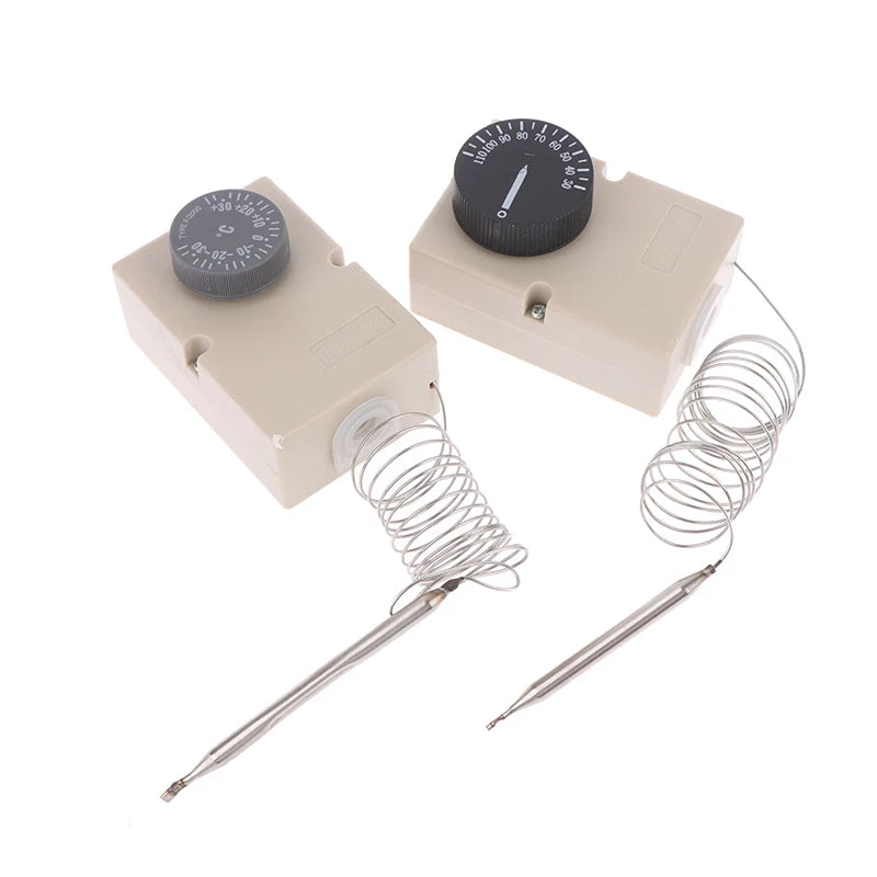 Capillary Thermostat Knob Mechanical Temperature Switch 50-300C 0-60C 0-50C 0-40C 30-110C -30-30C Vue
