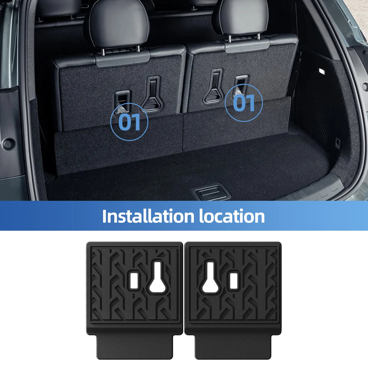 Smabee Left Drive for BYD Tang L/Atto 8/Sealion 8 2025 2026 7Seater (not fit Refrigerator Model) Car TPE Floor Mats Accessories Vue