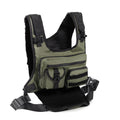 Spot, Hot Sale CS Outdoor Tactical Breast Bag Running Hydrating Sports Breast Bag Men's Breast Bag Vue light brown