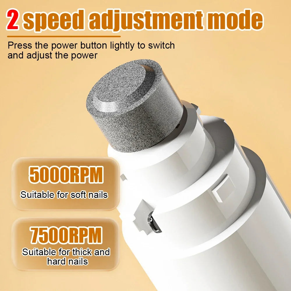 USB Electric Dog Nail Clippers Pet Nail Grinder Rechargeable Dog Nail Grinder Puppy Cat Paw Nail Trimmer Dogs Accessories Vue