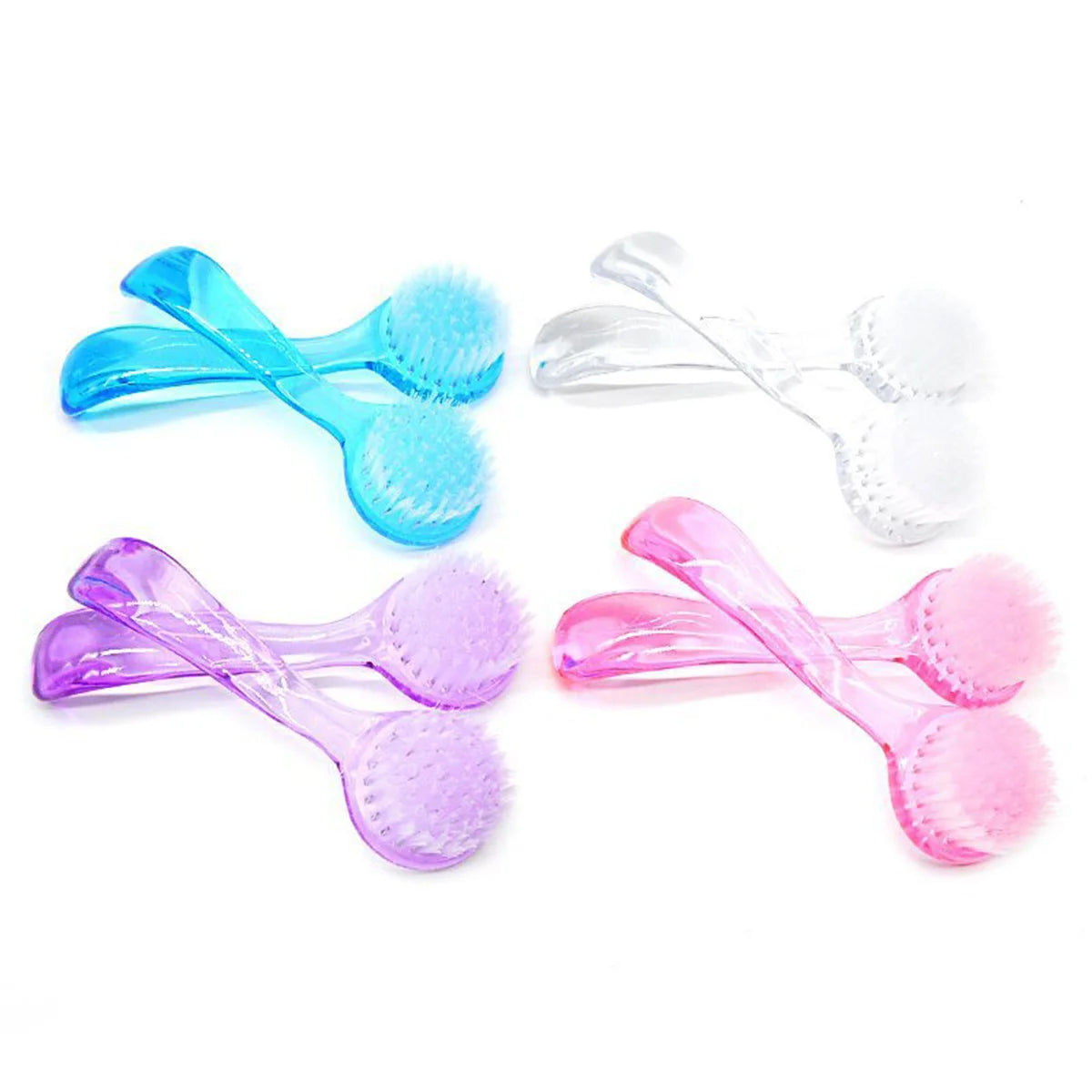 1pcs nail dust cleaners specialized for removing nail dust nail brushes with round heads and plastic handles nail tools Vue