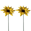3pcs Ceramic Bee Watering Station Decorative Metal Bee Butterfly Feeder Bee Baths for Garden for Outdoor Yard Lawn Decoration Vue 2PCS sunflower China Mainland