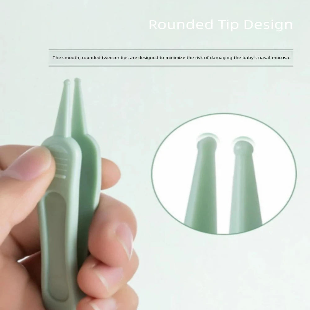 vvocci Baby Care Ear Cleaning Clip for Infants and Toddlers; Nose Booger Cleaning Tweezers with Round Tip Design Vue