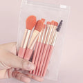 8pcs Makeup Brush Set, Professional Cosmetic Tools, Foundation Powder, Eyeshadow, Kabuki Blending, Beauty Tool Vue 8PK