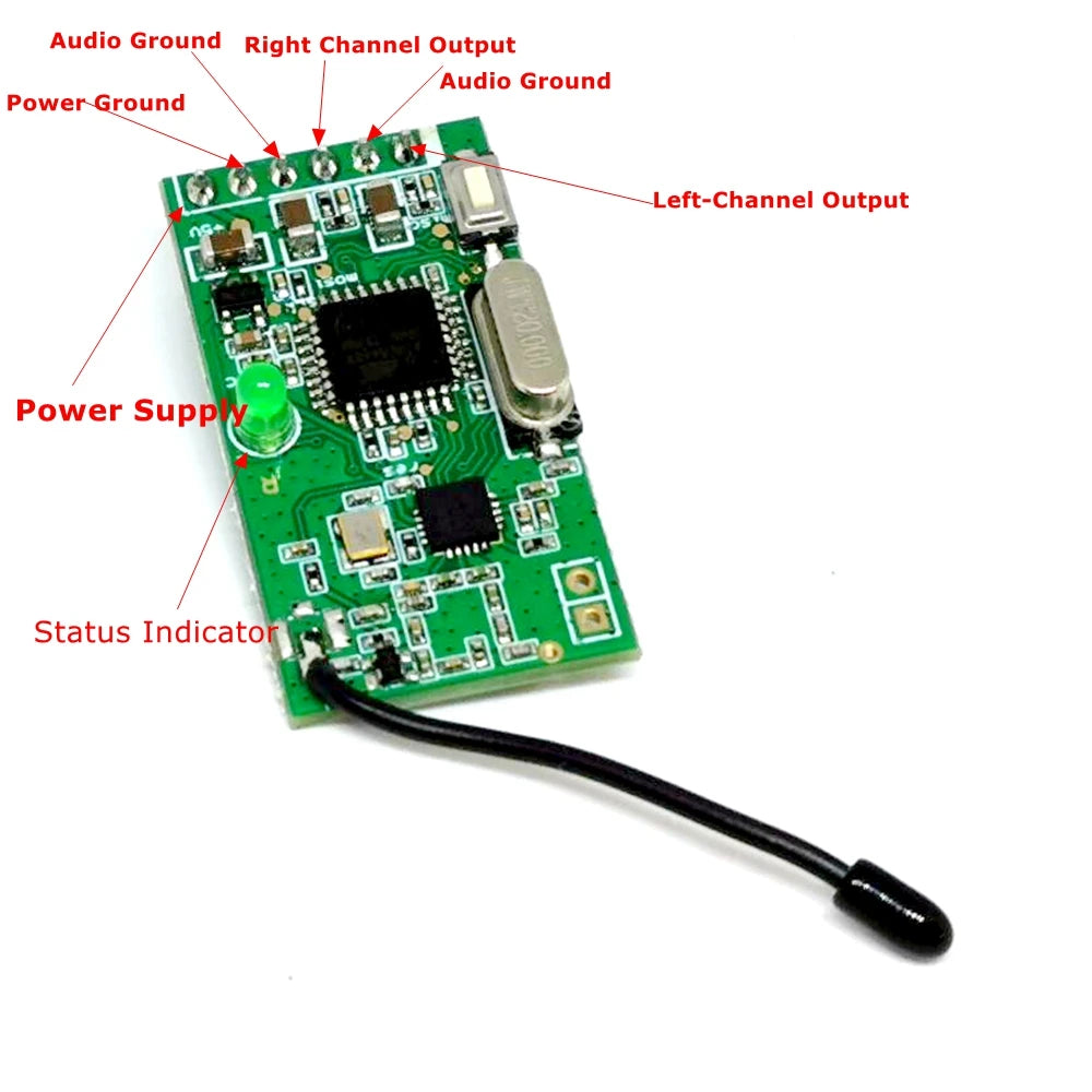 2.4G NRF24L01 Wireless Digital Audio Transceiver Module Transmitter Wifi Speaker Vue
