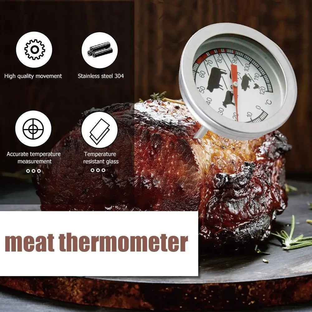 Instant Read Dial Thermometer – Stainless Steel Deep Fry & Meat Kitchen Thermometer Vue China Mainland