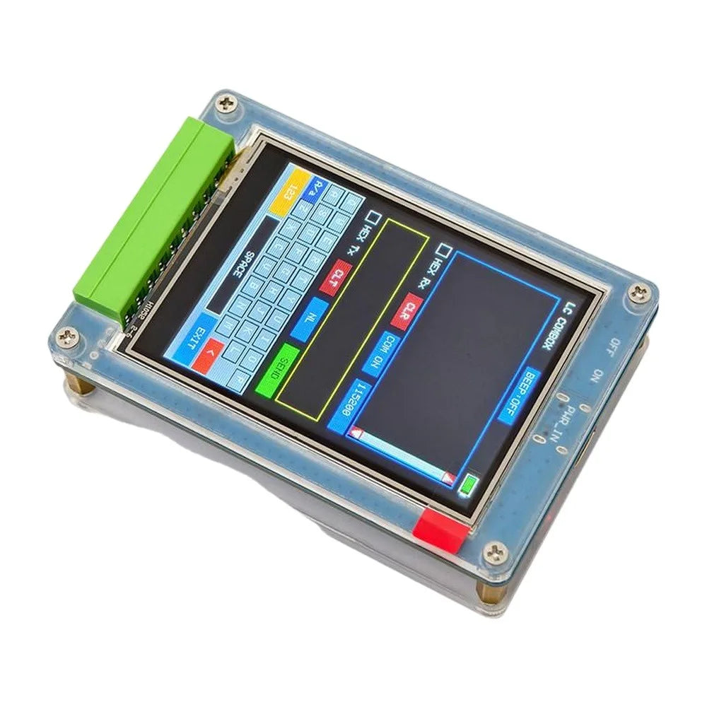 Handheld Serial Debugger RS485/RS232/TTL 2.8 Inch Touch TFT Screen STM32 2700mAh Battery HEX Serial Data Transceiver Tool Vue