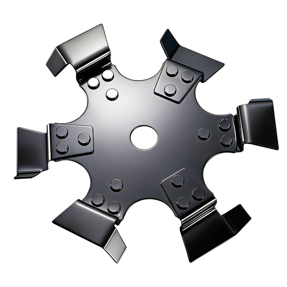 Manganese Steel Weeding Disc Soil Loosening Wheel for Tillers Tiller Weeding Disc Vue Black China Mainland