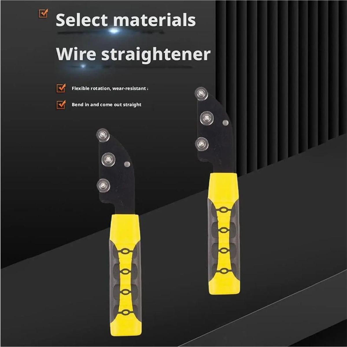 Portable Metal Wire Straightener Tool Manual Wire Straightener, Electrical Box Terminal Paralleling Straightener Angle Adjuster Vue